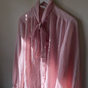 Vintage Pink Blouse